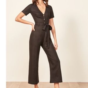 Reformation Lui Linen Jumpsuit
